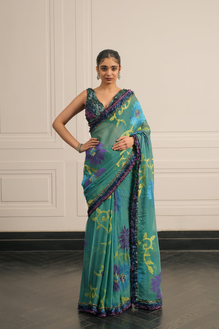 Beatrice saree and blouse set