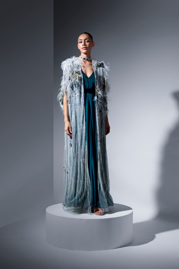 Floral Twilight Cape