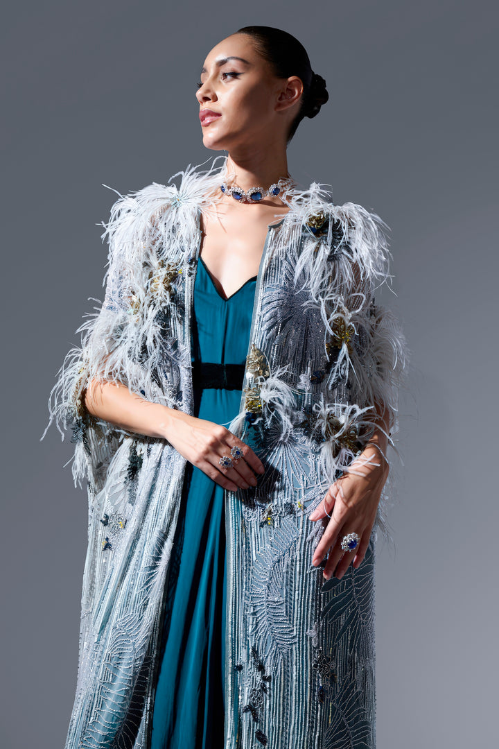 Floral Twilight Cape