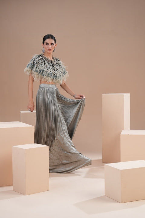 Darya Pleated Skirt