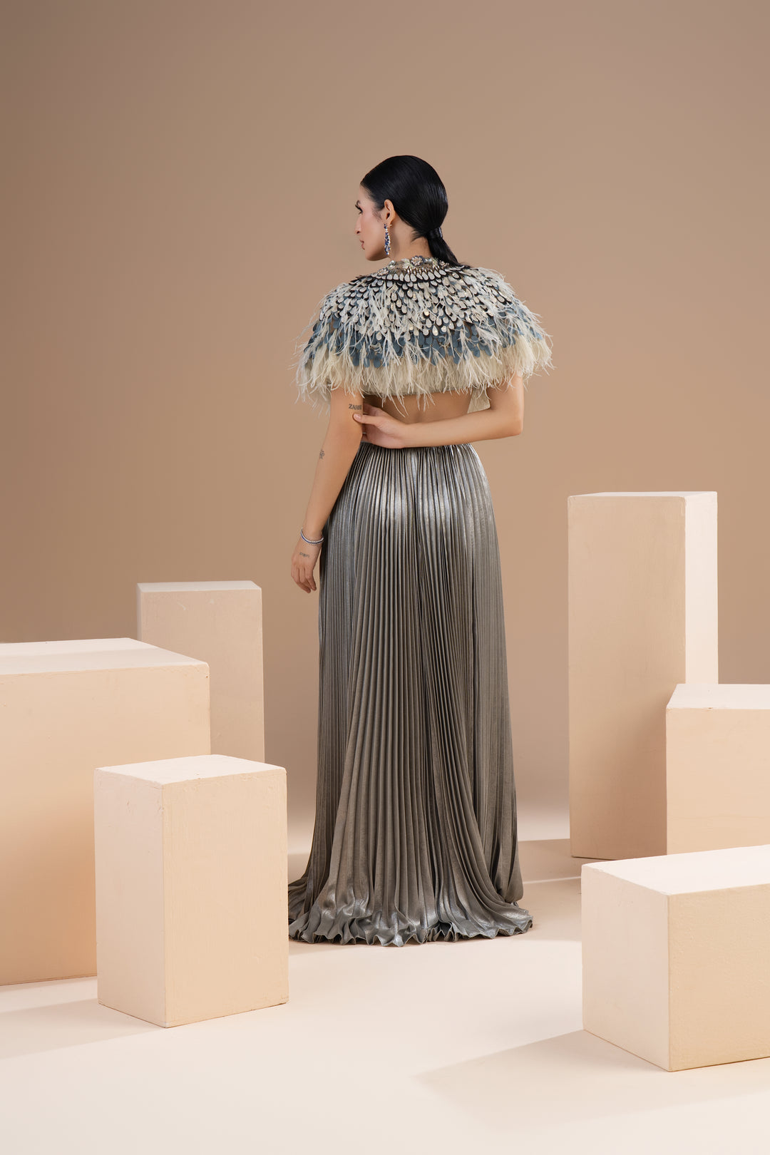 Darya Pleated Skirt