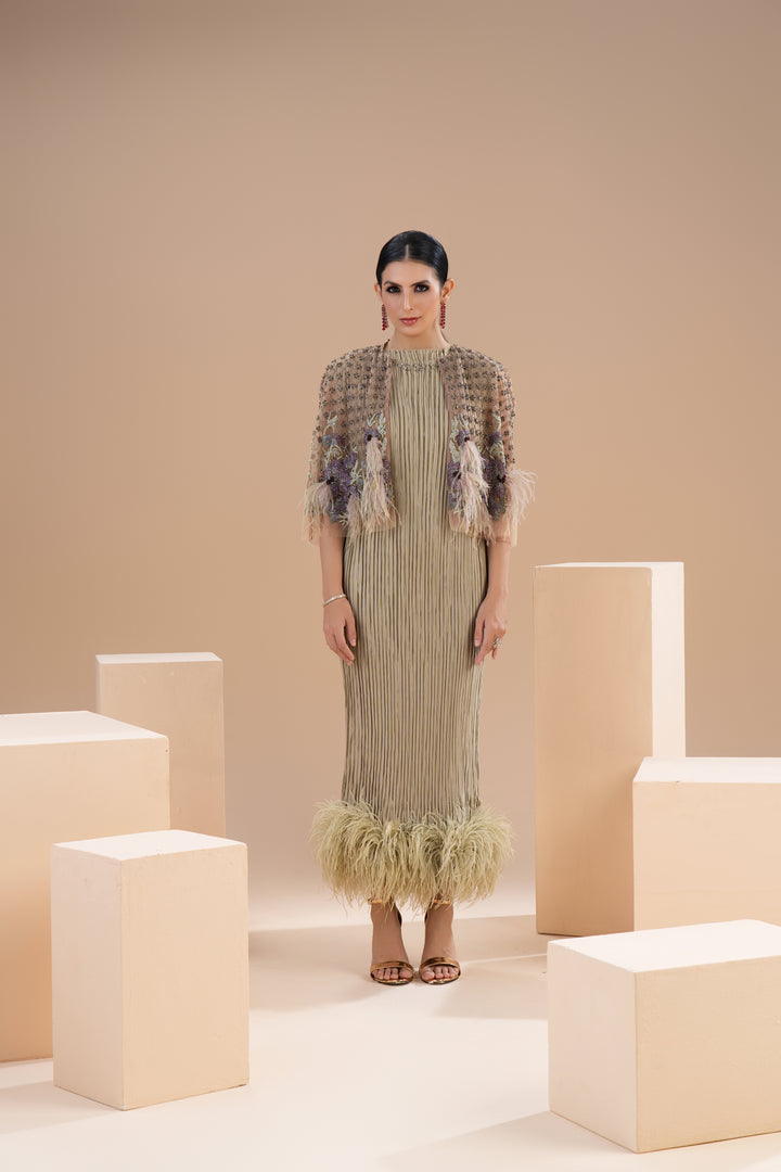 Elanaz Pleated Dress