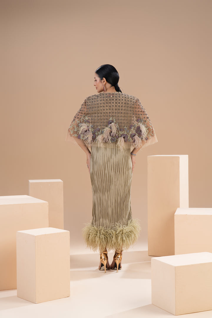 Elanaz Pleated Dress