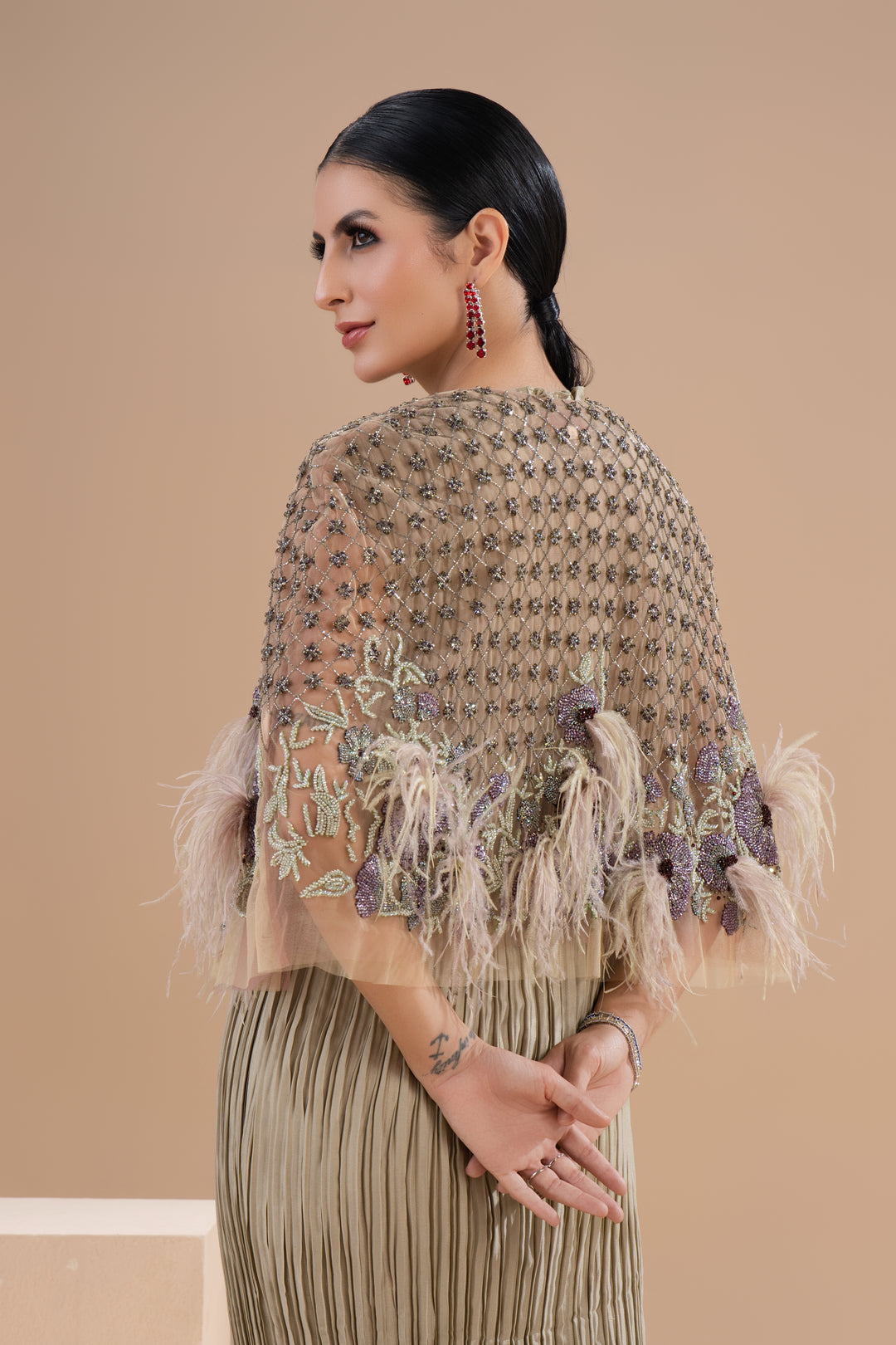 Elanaz Pleated Dress