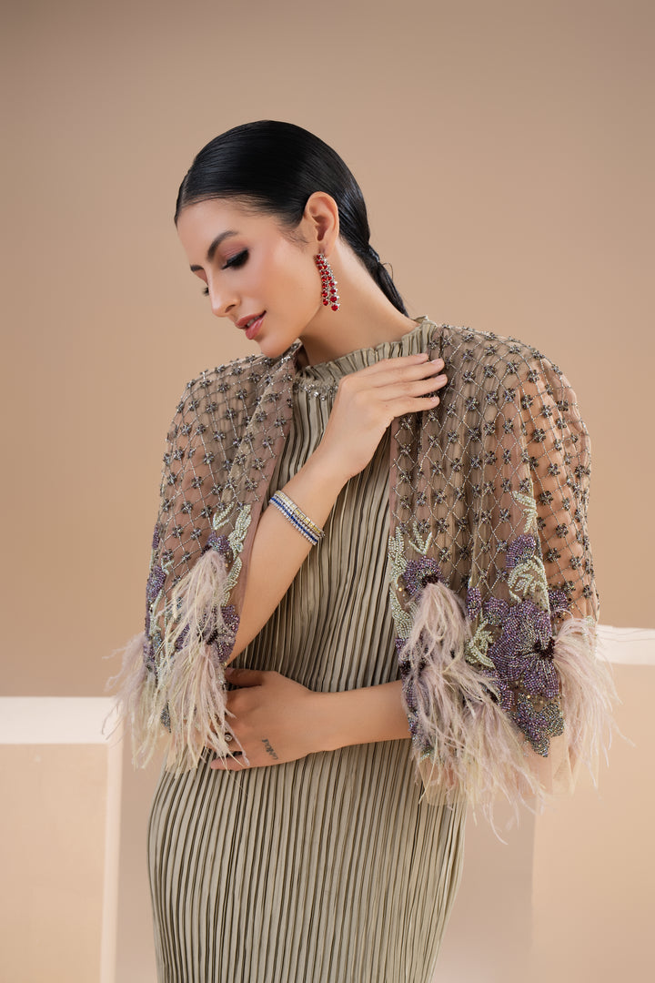 Elanaz Pleated Dress