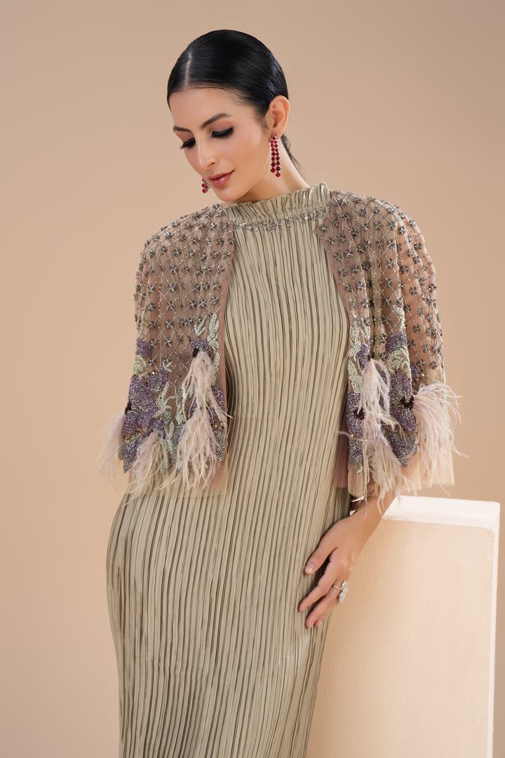 Elanaz Pleated Dress