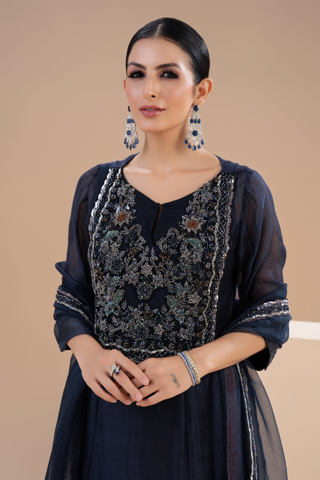 Florances navy suit
