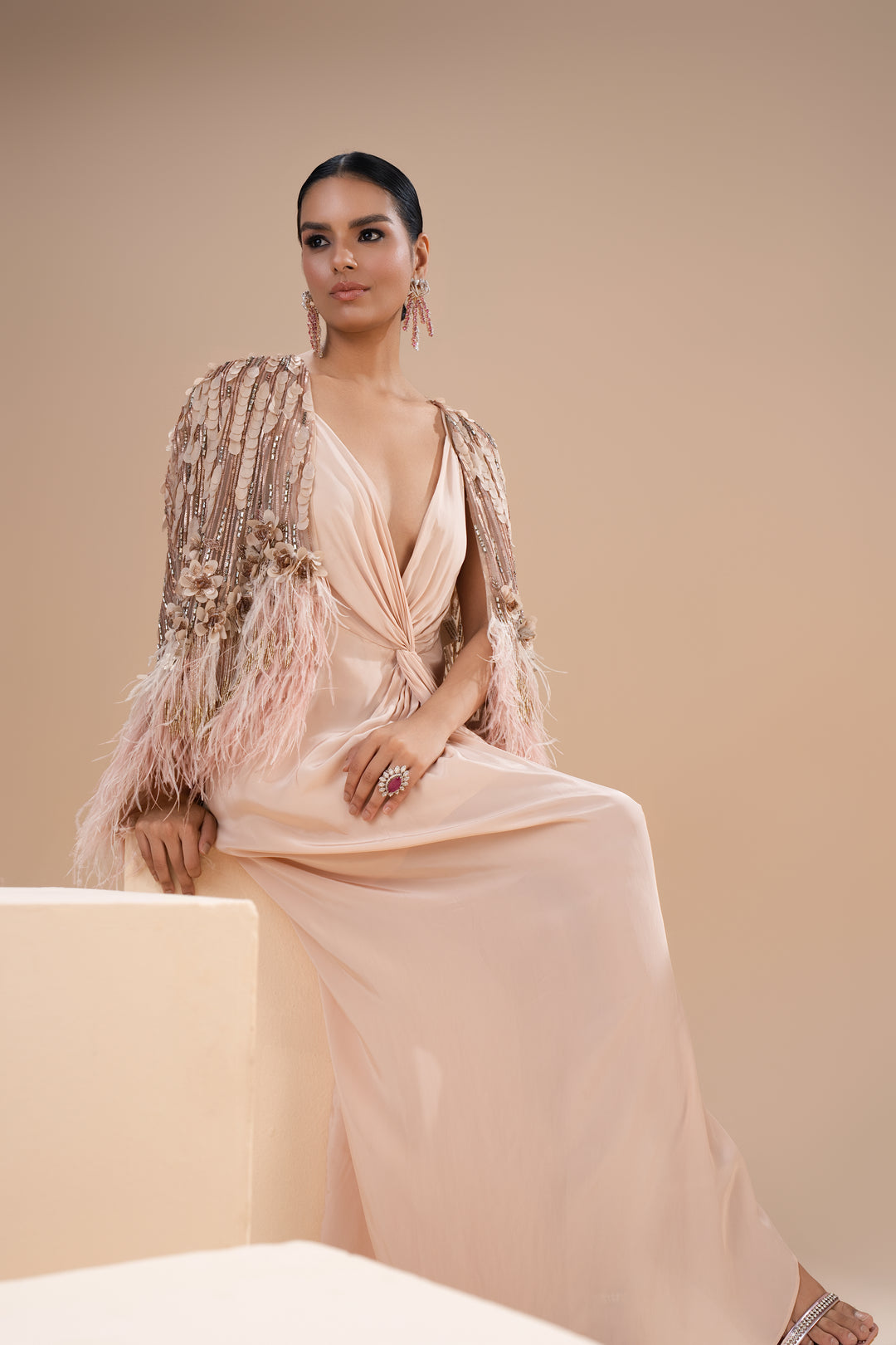 Floral Knotted Dress