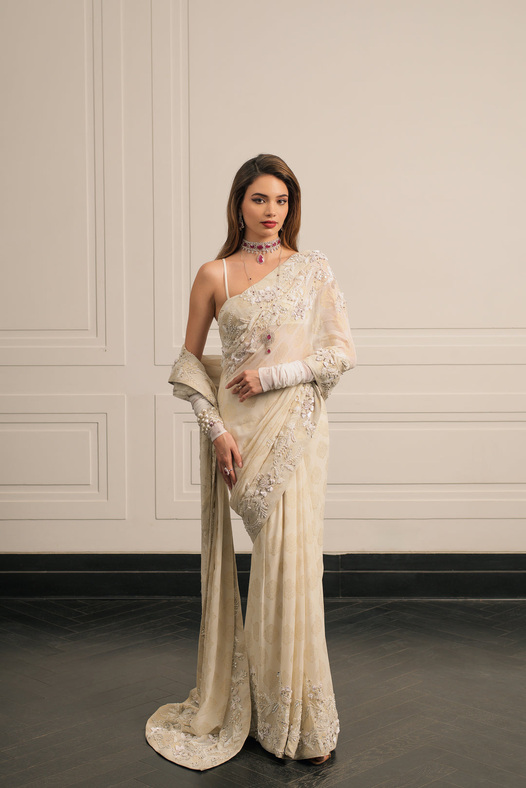 Champa saree and blouse set