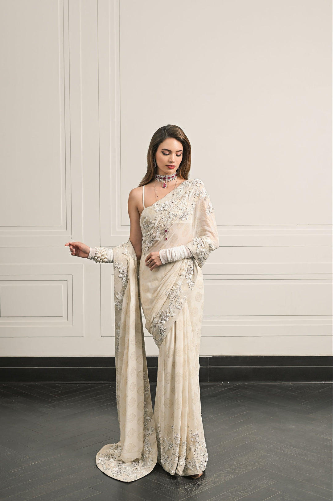 Champa saree and blouse set