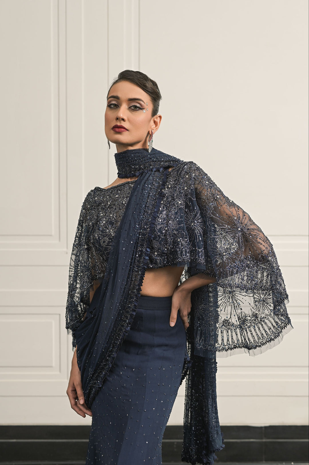 Duchess’s Drape saree set