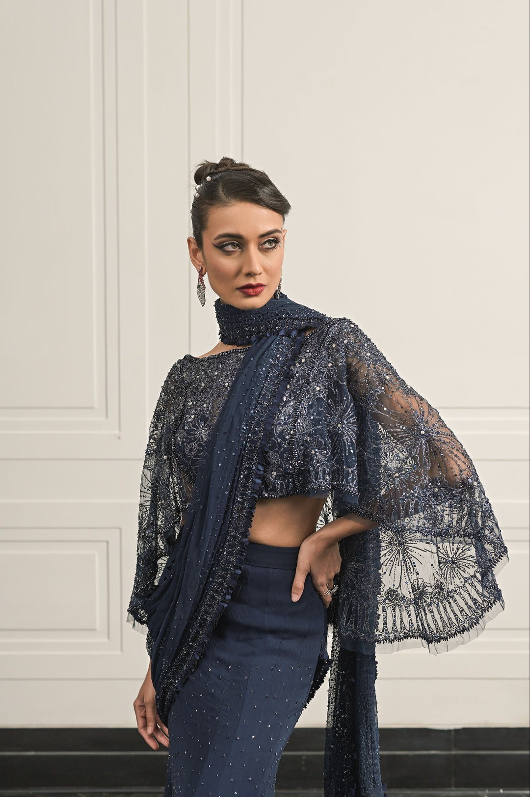 Duchess’s Drape saree set