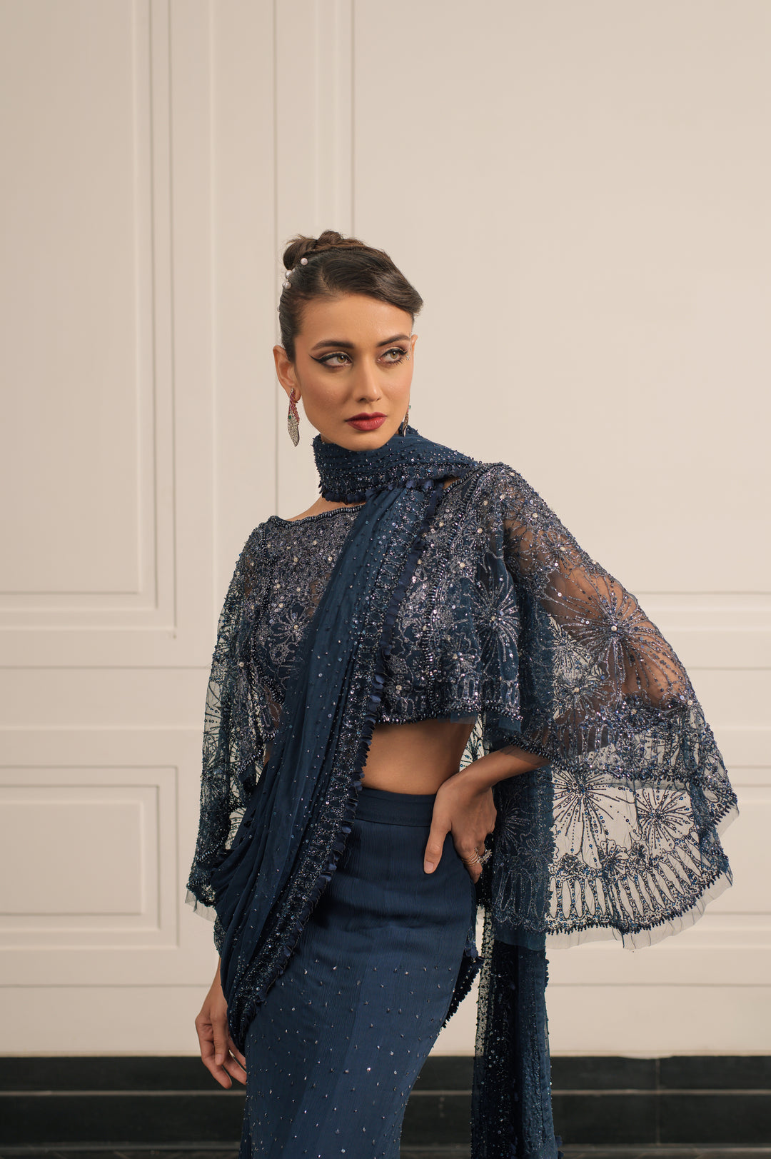Duchess’s Drape saree set