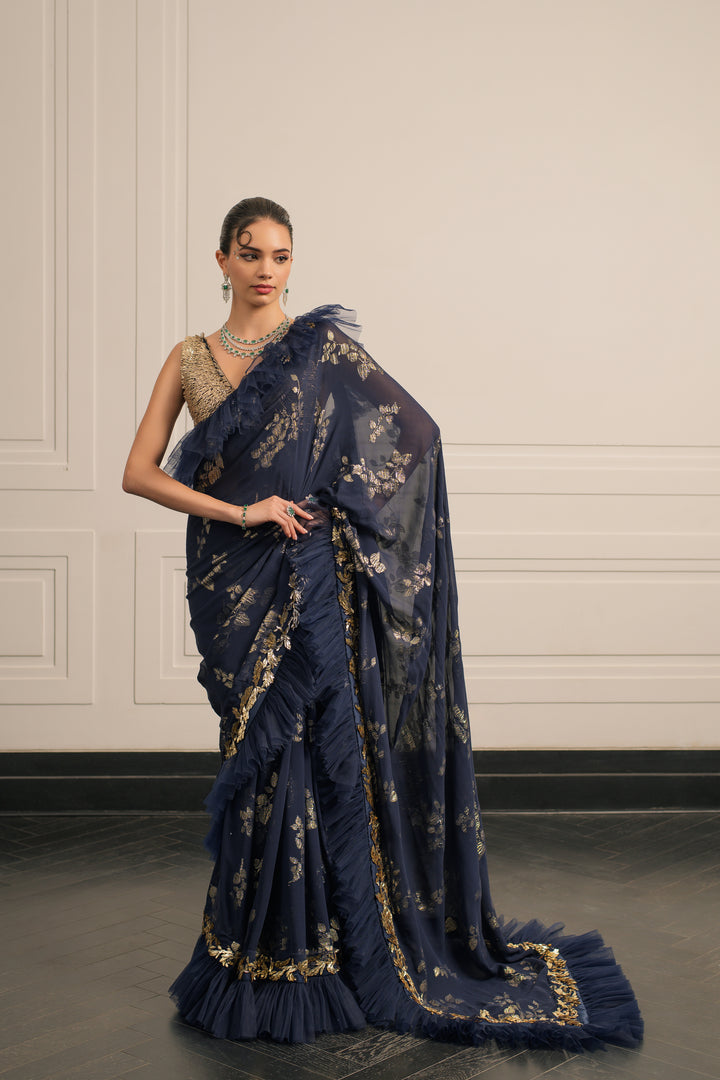 Nocturne of Noor saree and blouse set