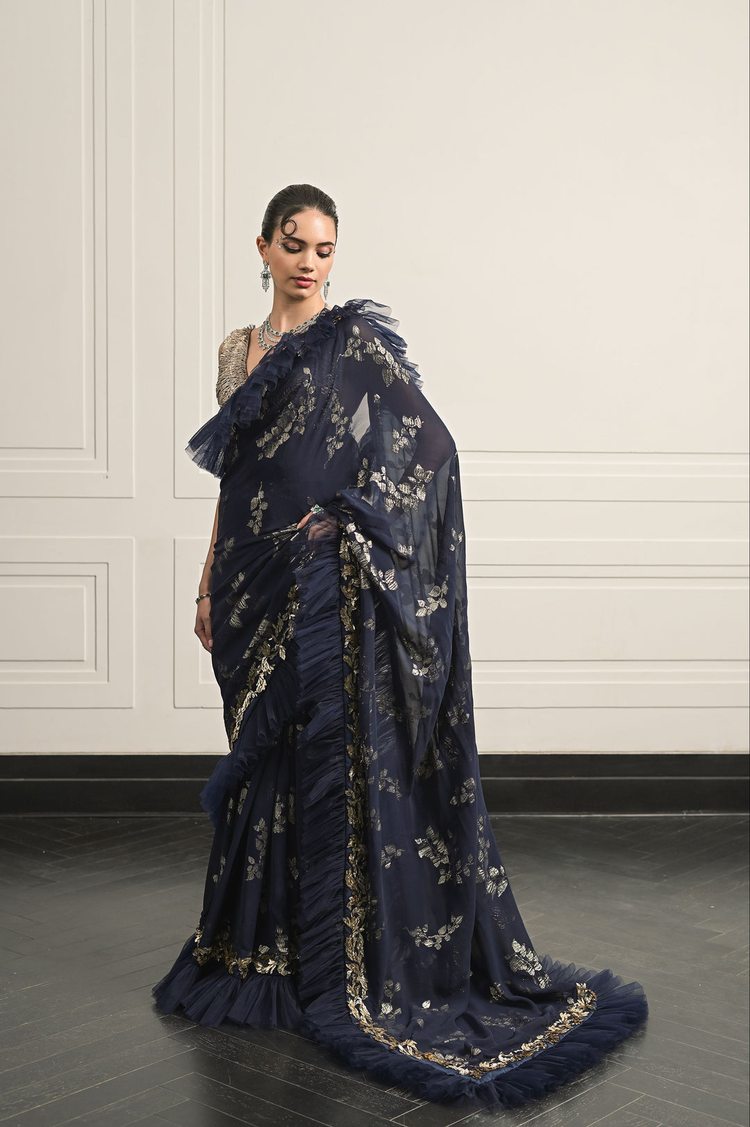 Nocturne of Noor saree and blouse set