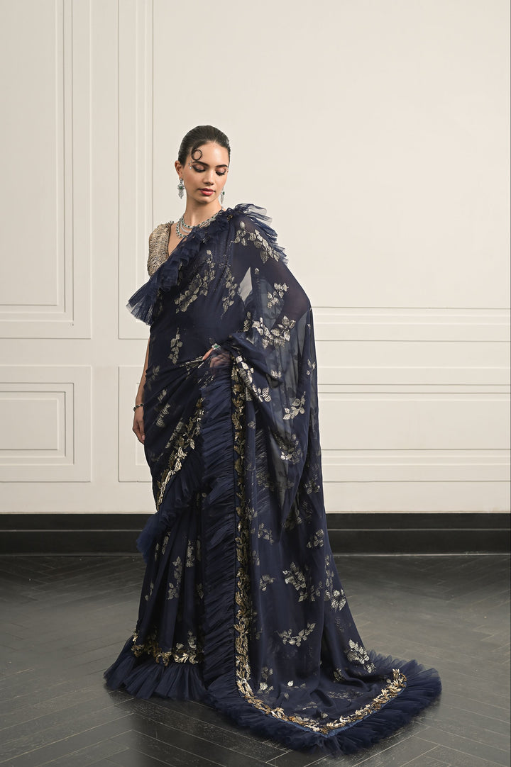 Nocturne of Noor saree and blouse set