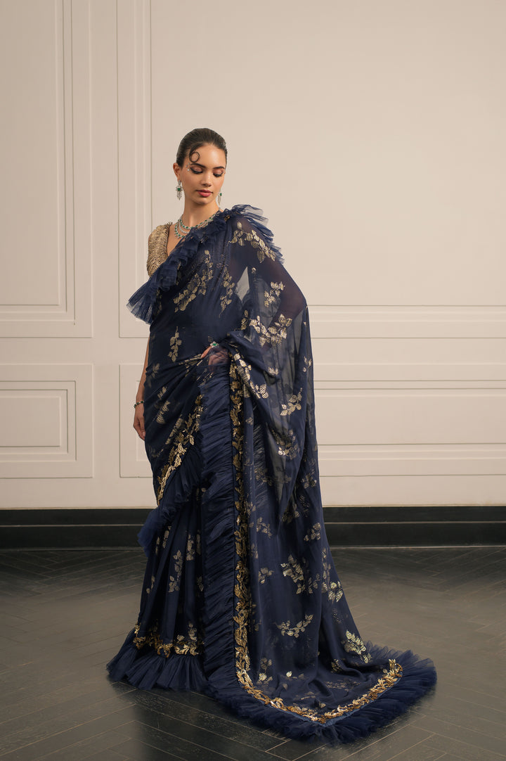 Nocturne of Noor saree and blouse set