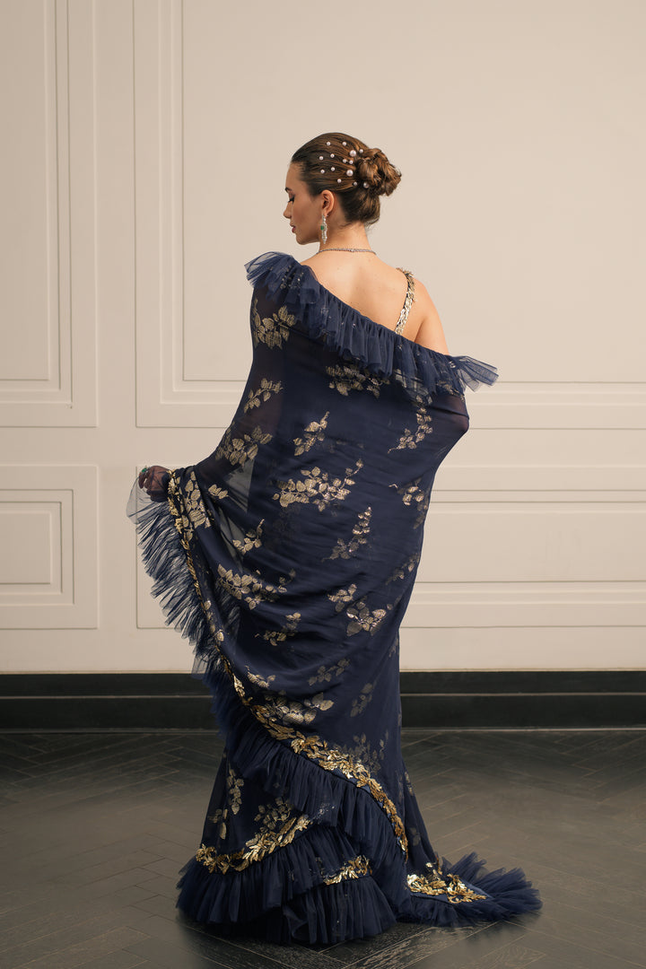Nocturne of Noor saree and blouse set