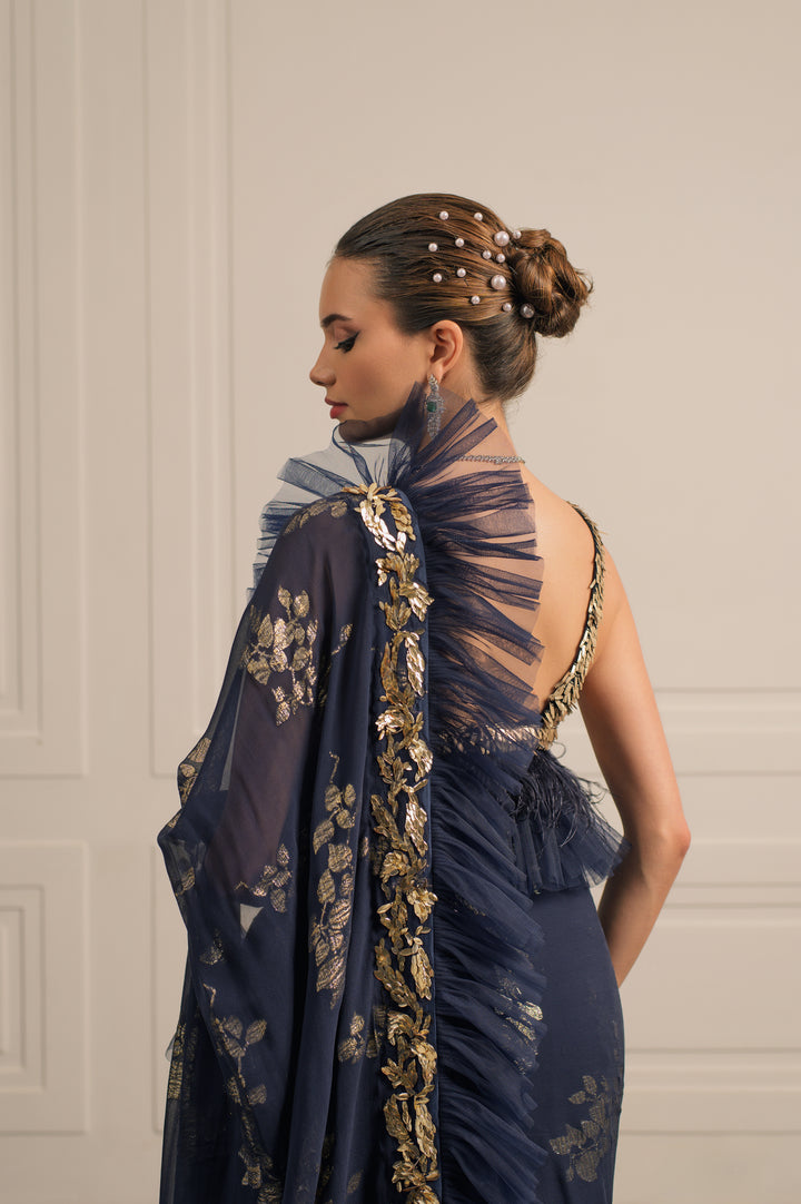 Nocturne of Noor saree and blouse set