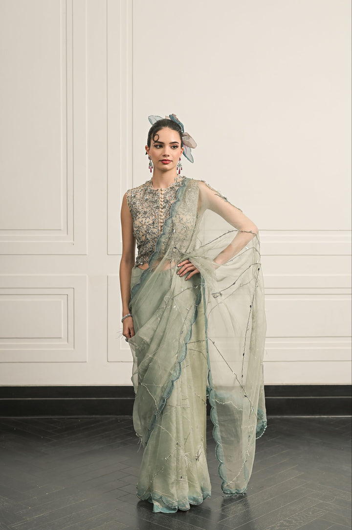 Elysian saree and blouse set