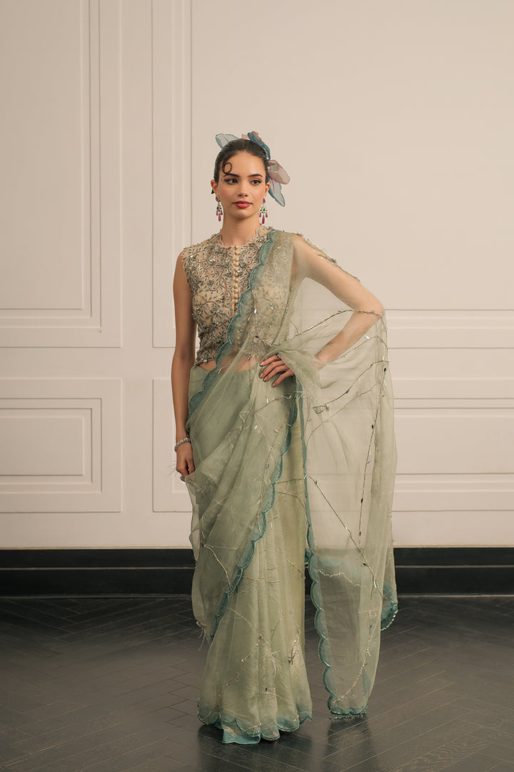 Elysian saree and blouse set