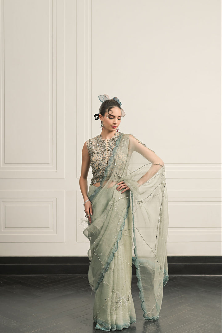 Elysian saree and blouse set