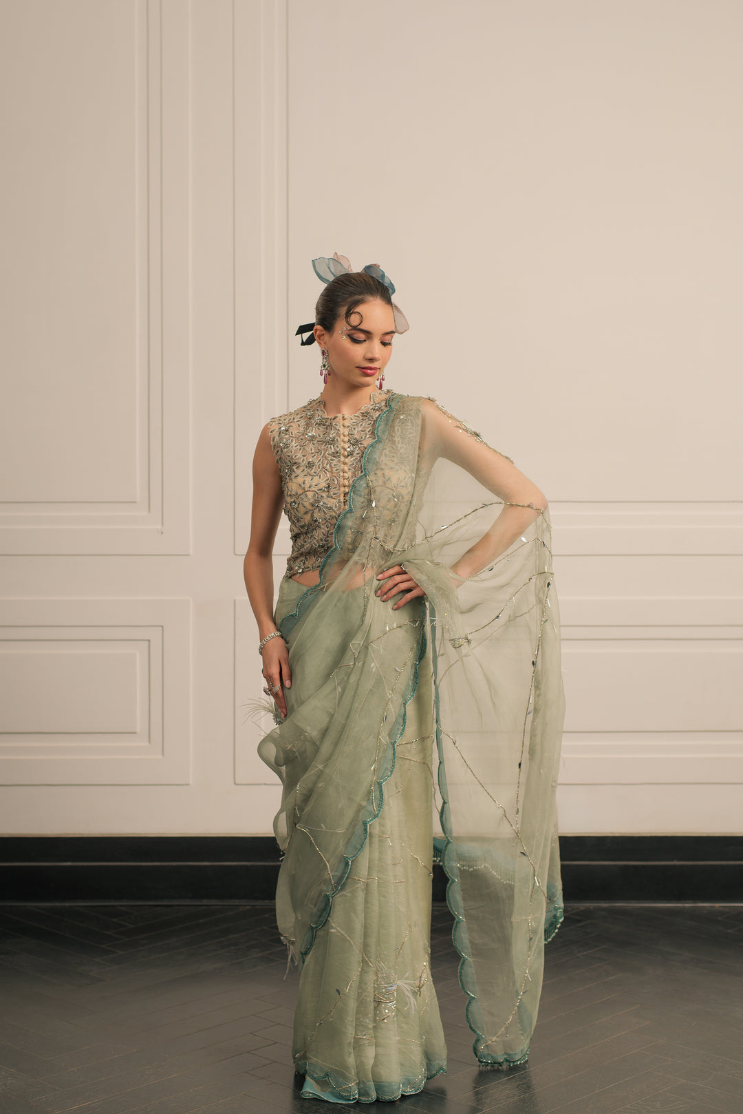 Elysian saree and blouse set