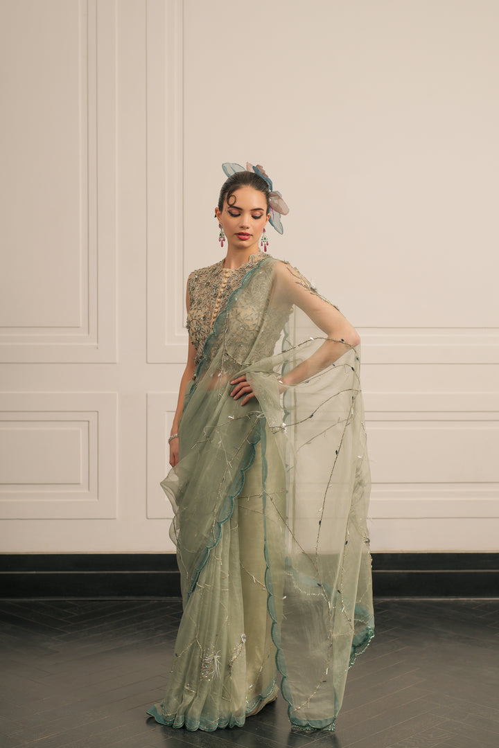 Elysian saree and blouse set