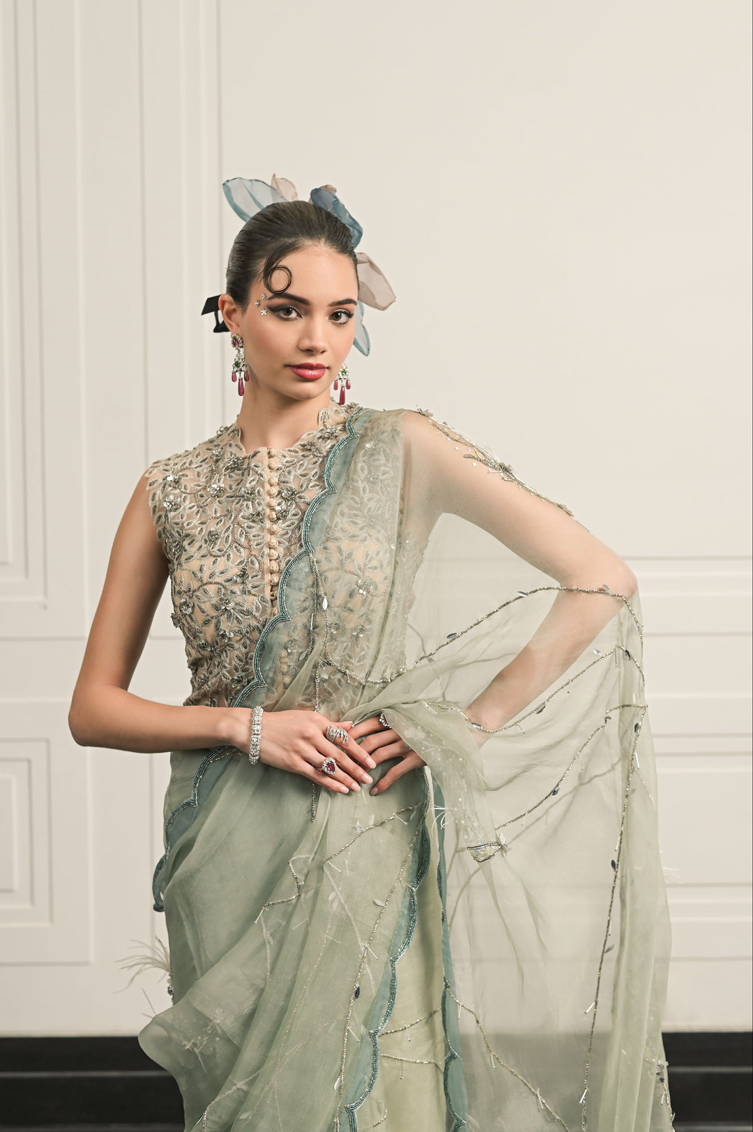 Elysian saree and blouse set