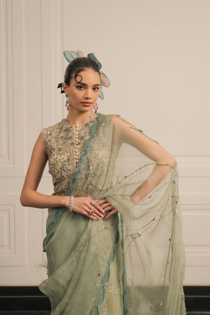 Elysian saree and blouse set