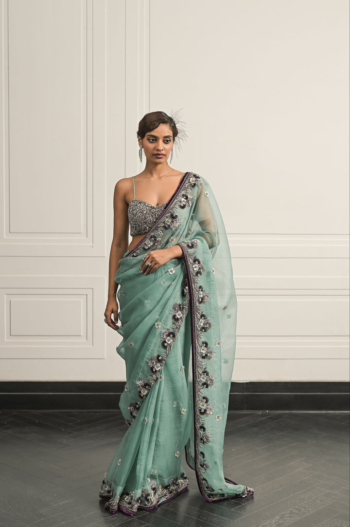 Juhi saree and blouse set