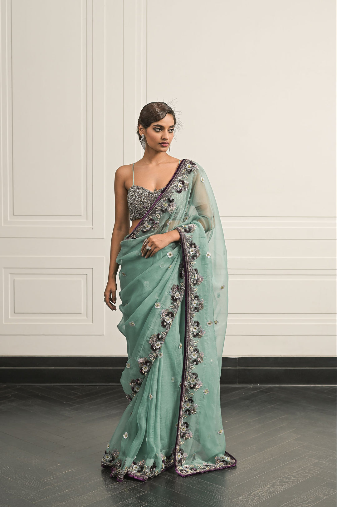 Juhi saree and blouse set