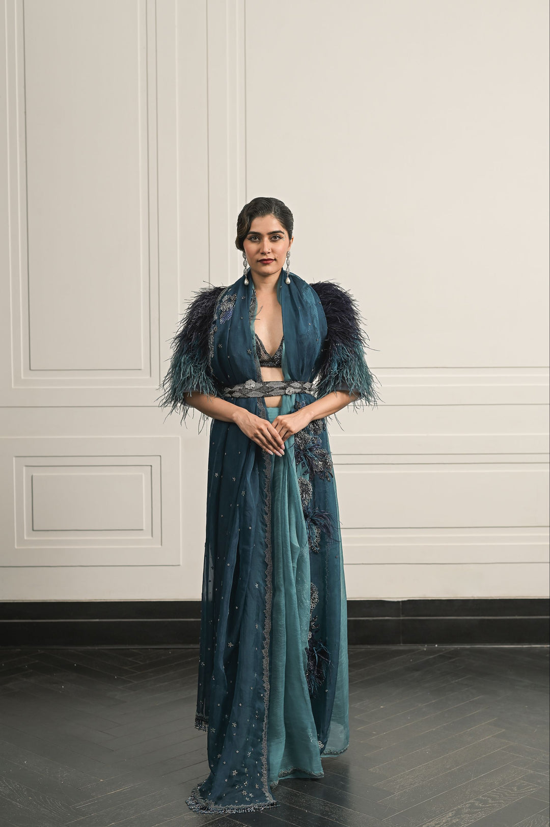 Florence saree and blouse set