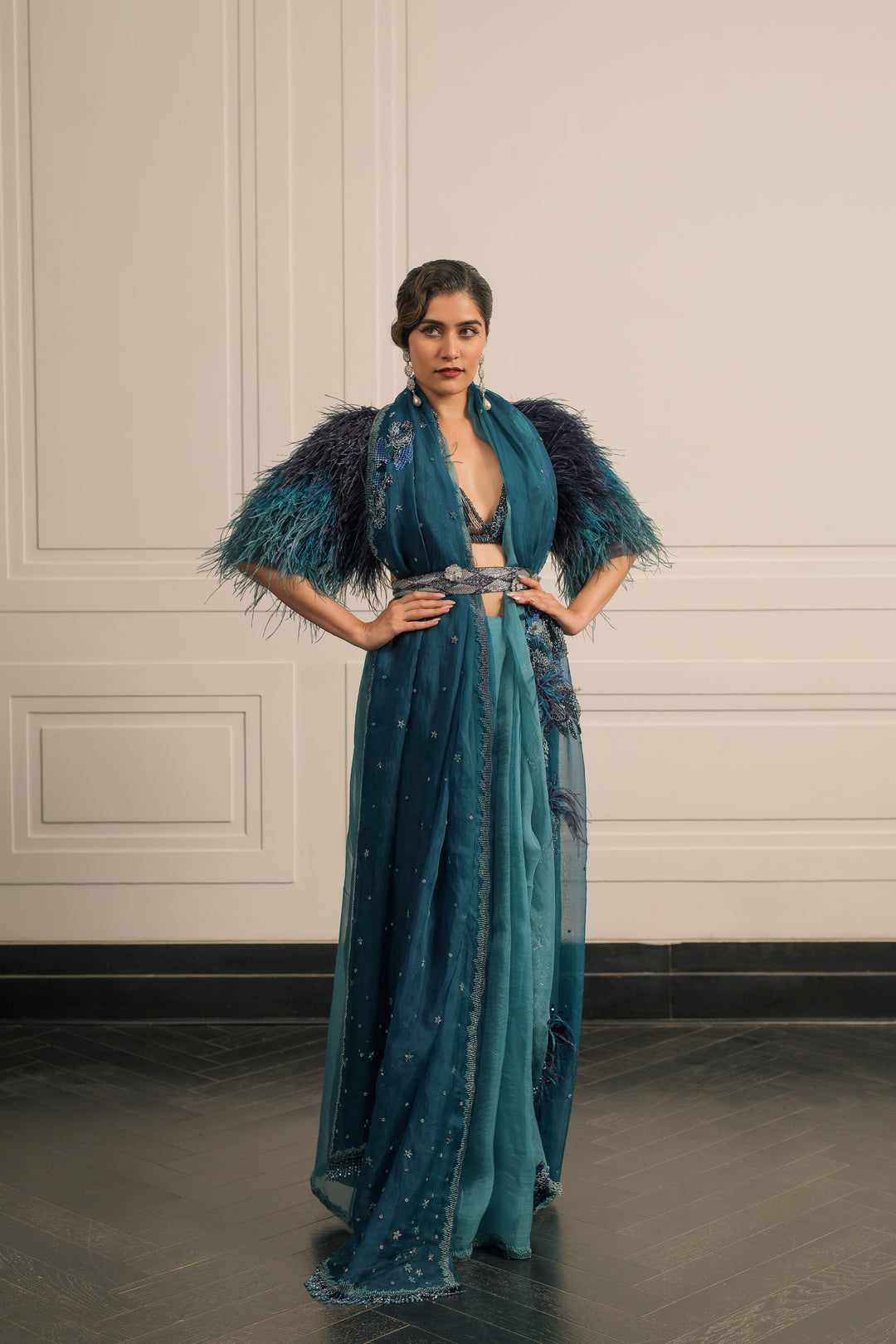 Florence saree and blouse set