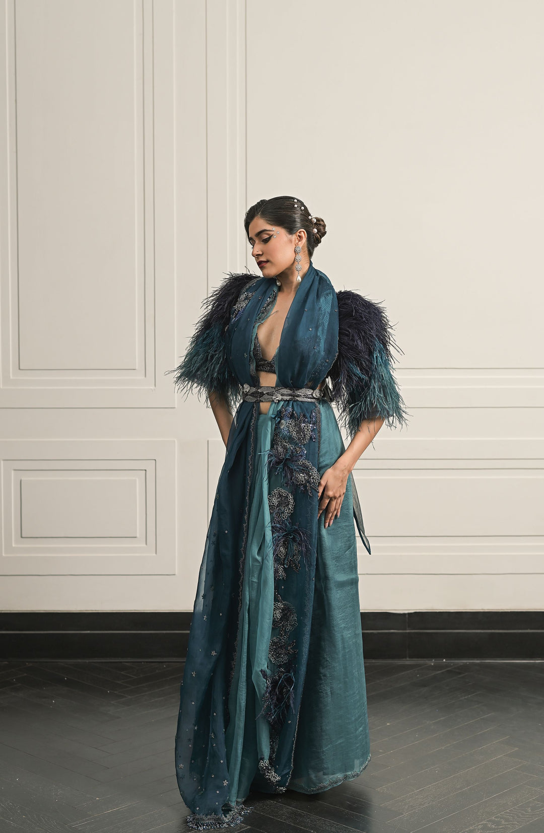 Florence saree and blouse set