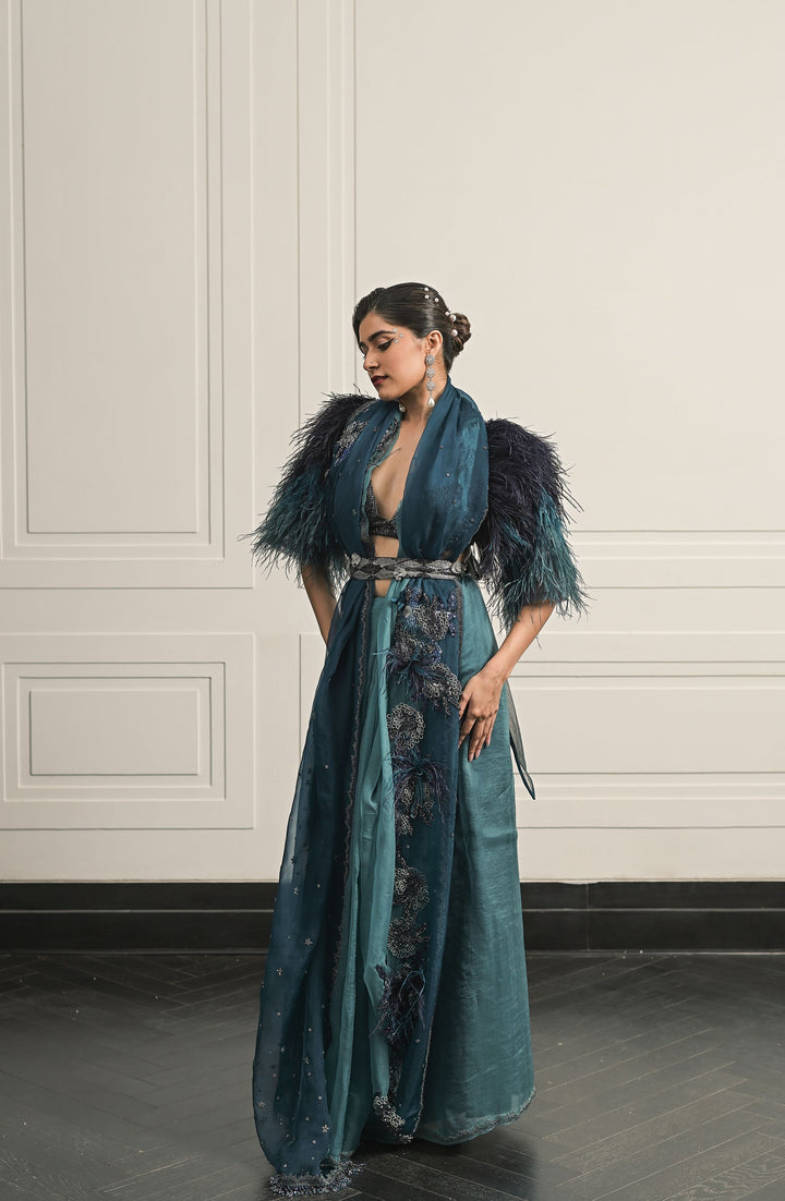 Florence saree and blouse set
