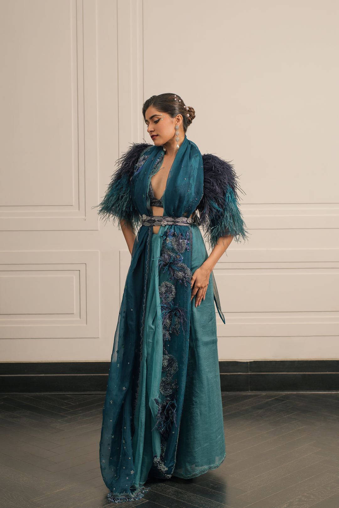 Florence saree and blouse set