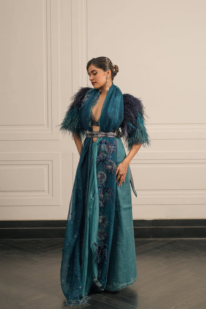 Florence saree and blouse set