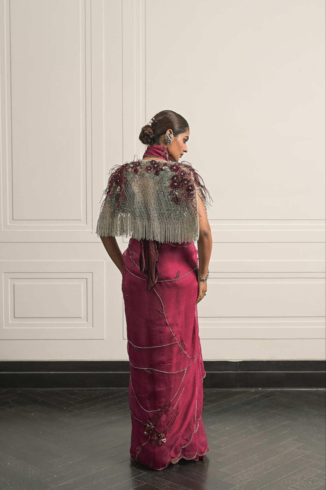 Kesar saree and blouse set