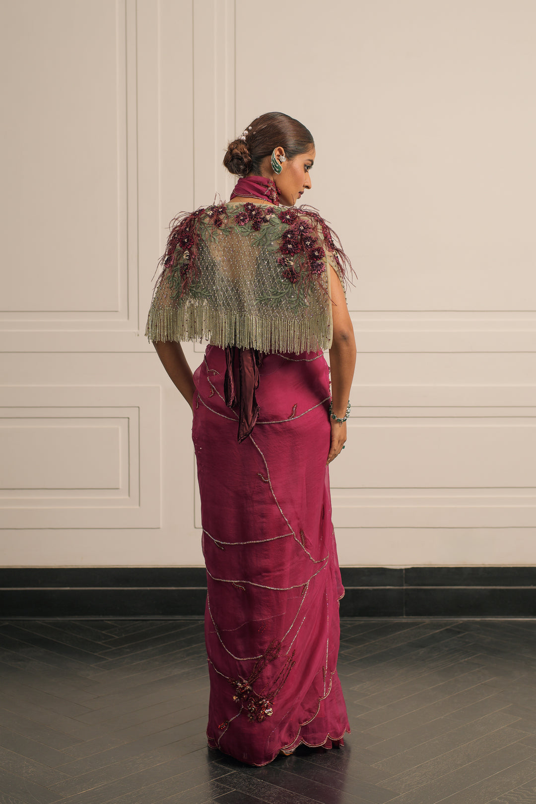 Kesar saree and blouse set