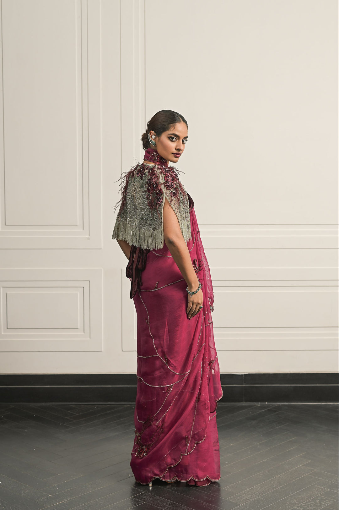 Kesar saree and blouse set