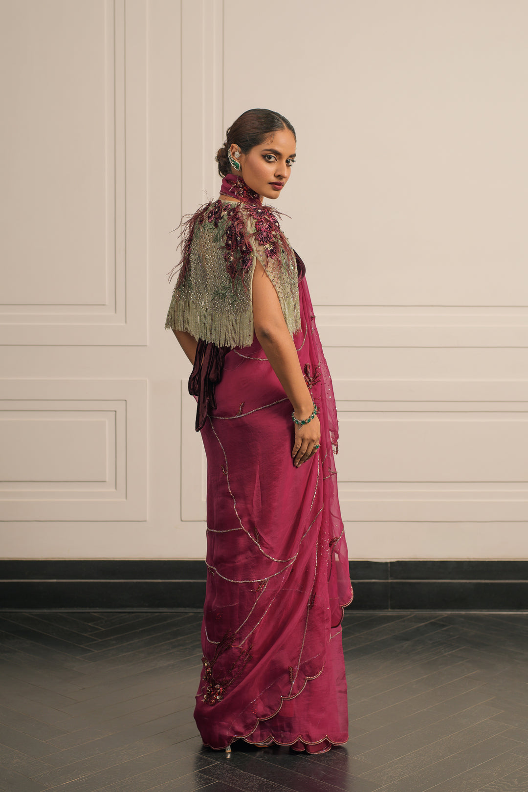 Kesar saree and blouse set