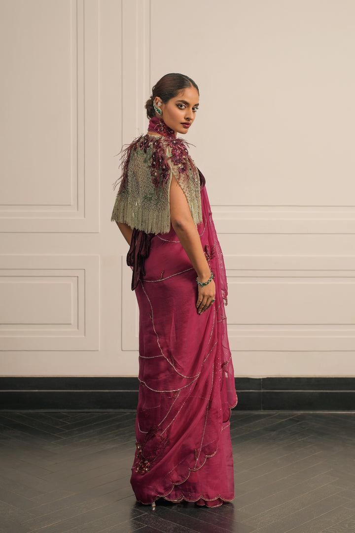 Kesar saree and blouse set