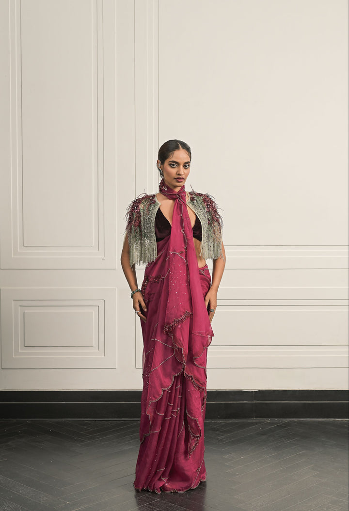 Kesar saree and blouse set