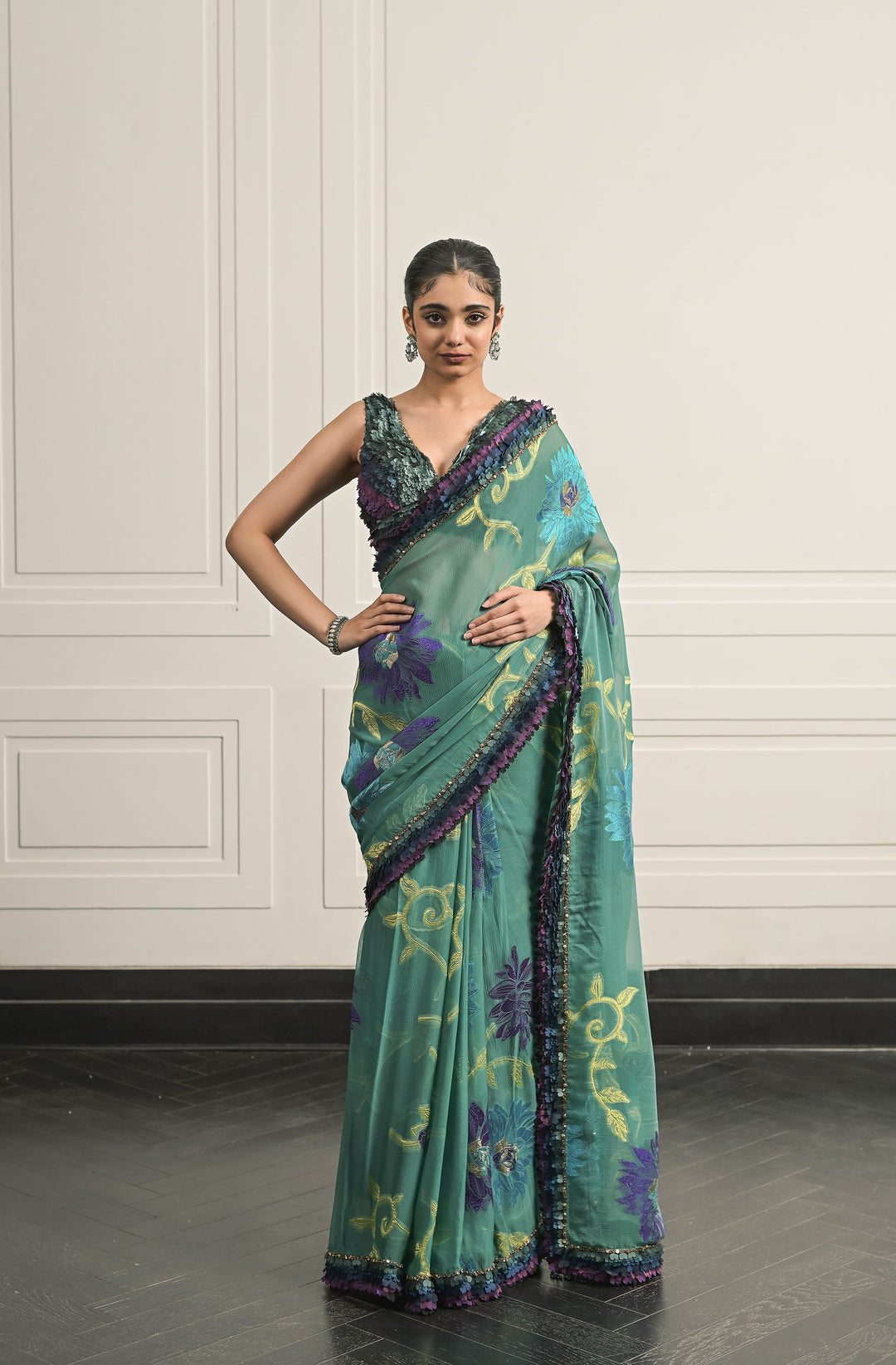 Beatrice saree and blouse set