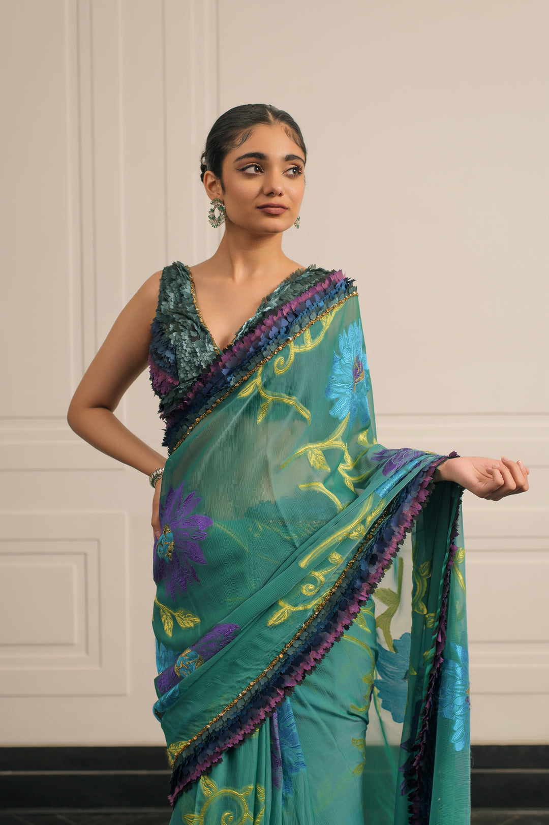Beatrice saree and blouse set