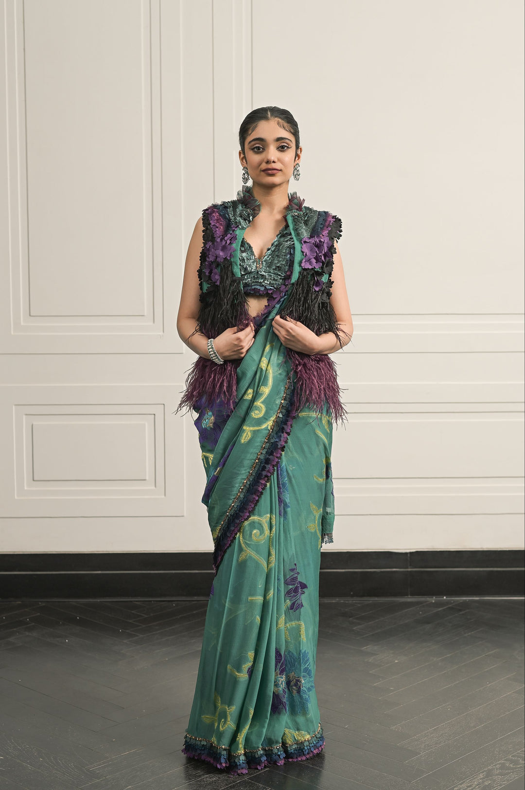 Beatrice saree and blouse set