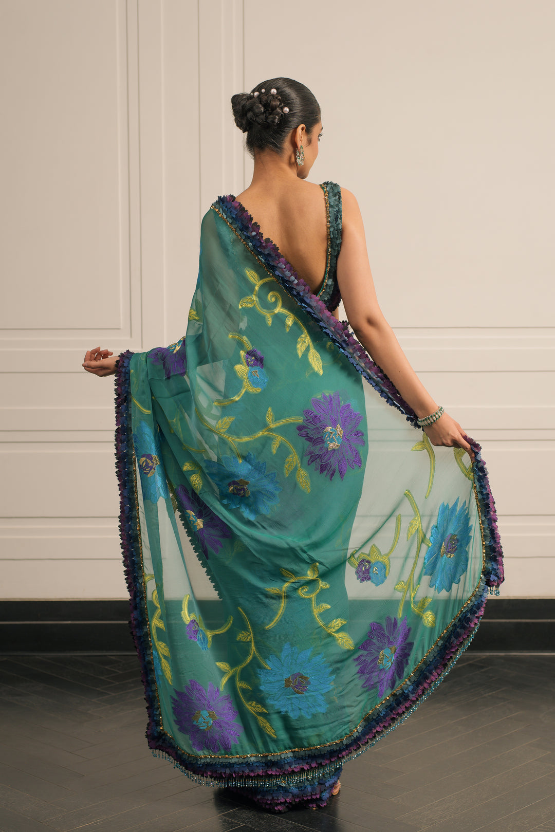 Beatrice saree and blouse set