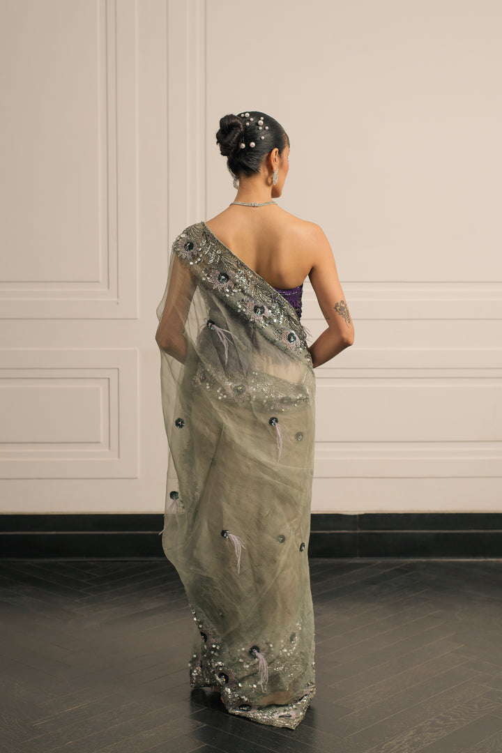 Raat ki Rani saree and blouse set