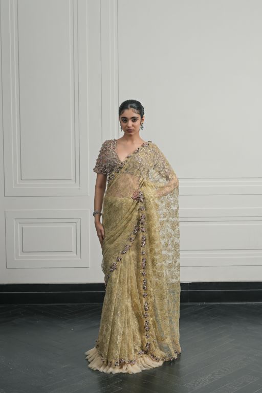 Lily Lace Sonata saree and blouse set